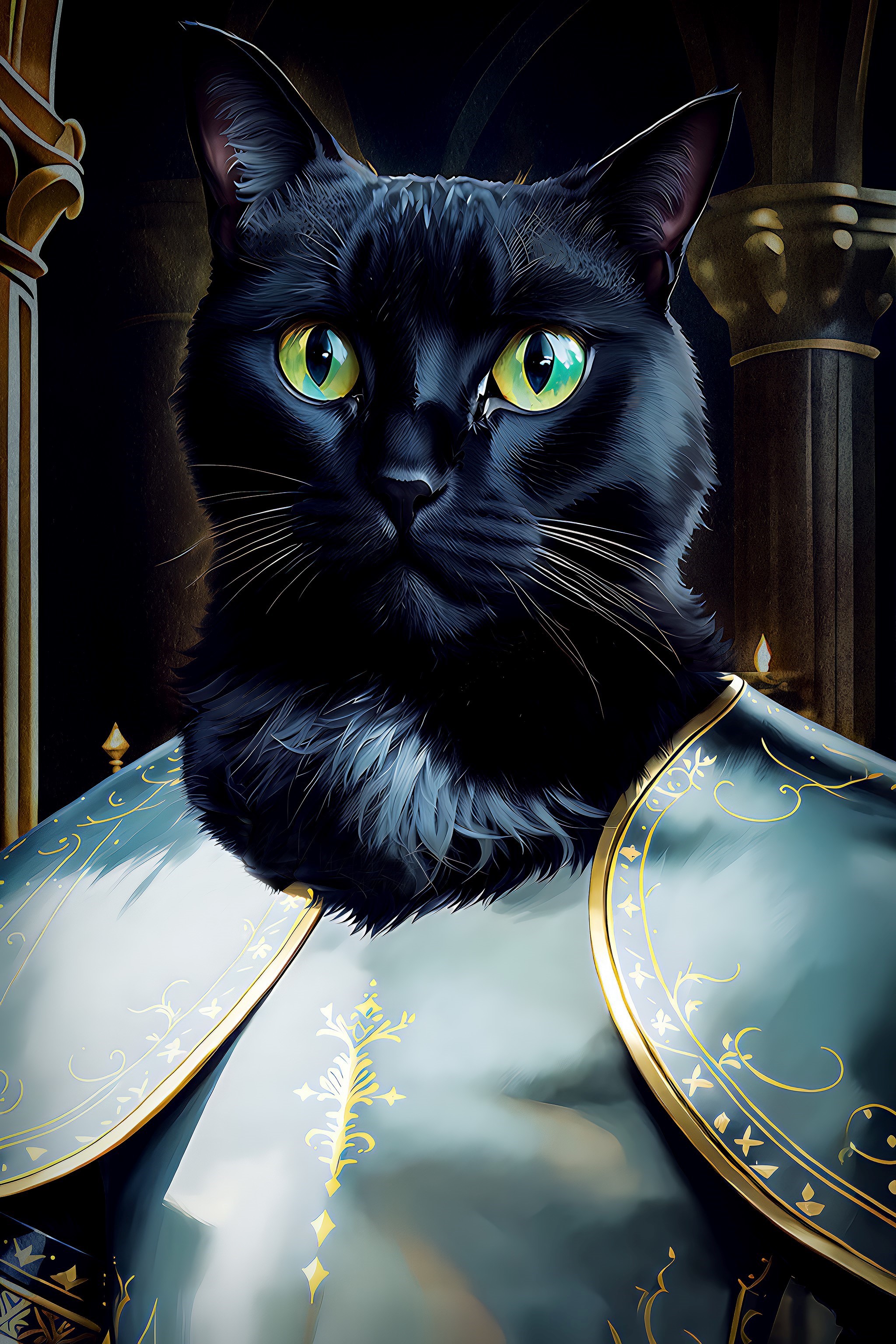 King Aurthur Cat portrait