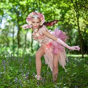 burlesque fairy FAE magazine photoshoot
