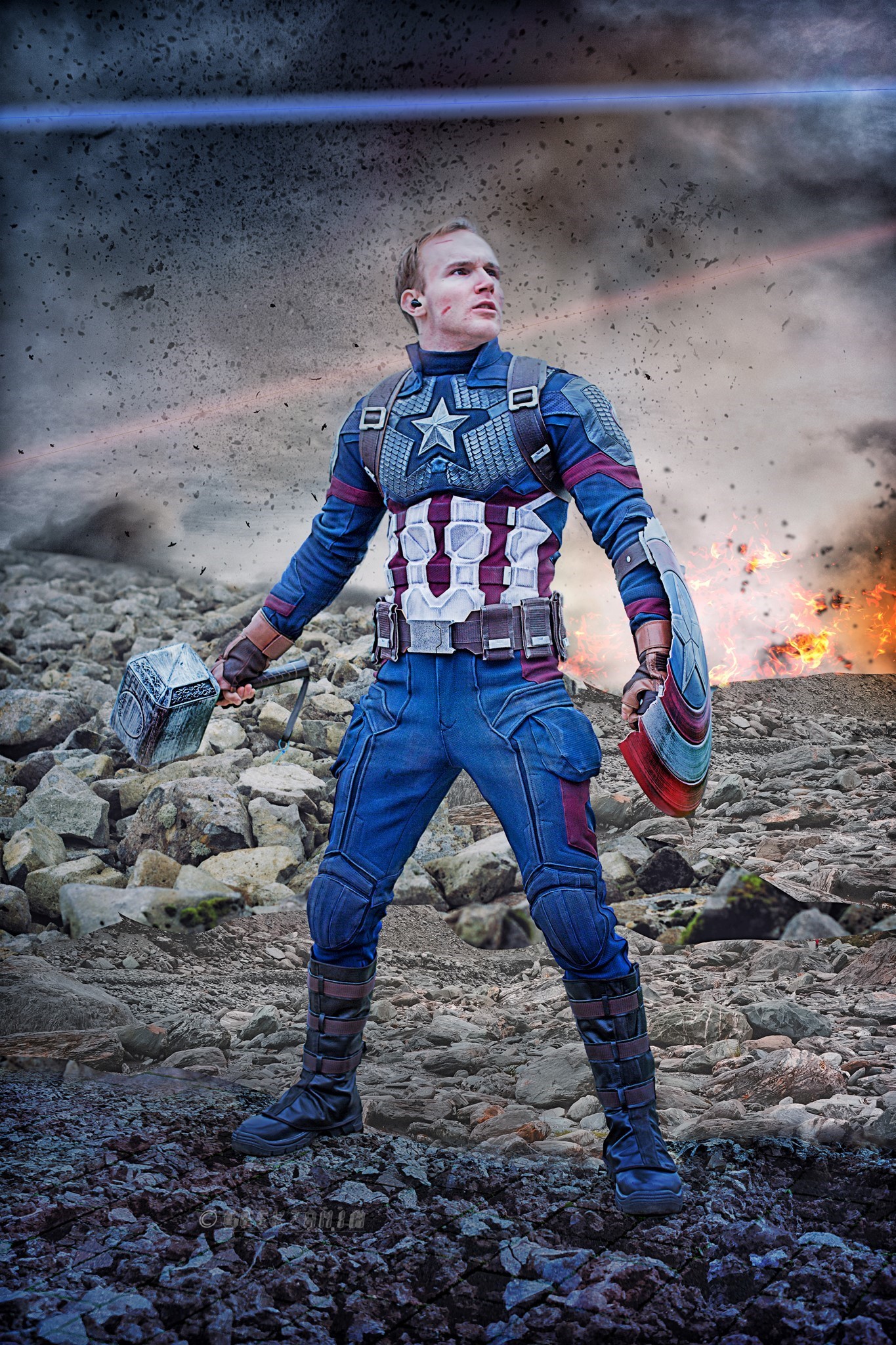 Captain America End Game cosplay