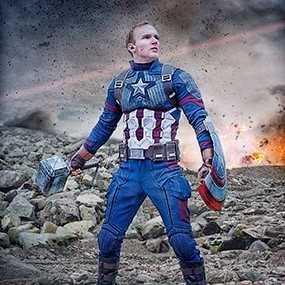 Captain America cosplay photoshoot